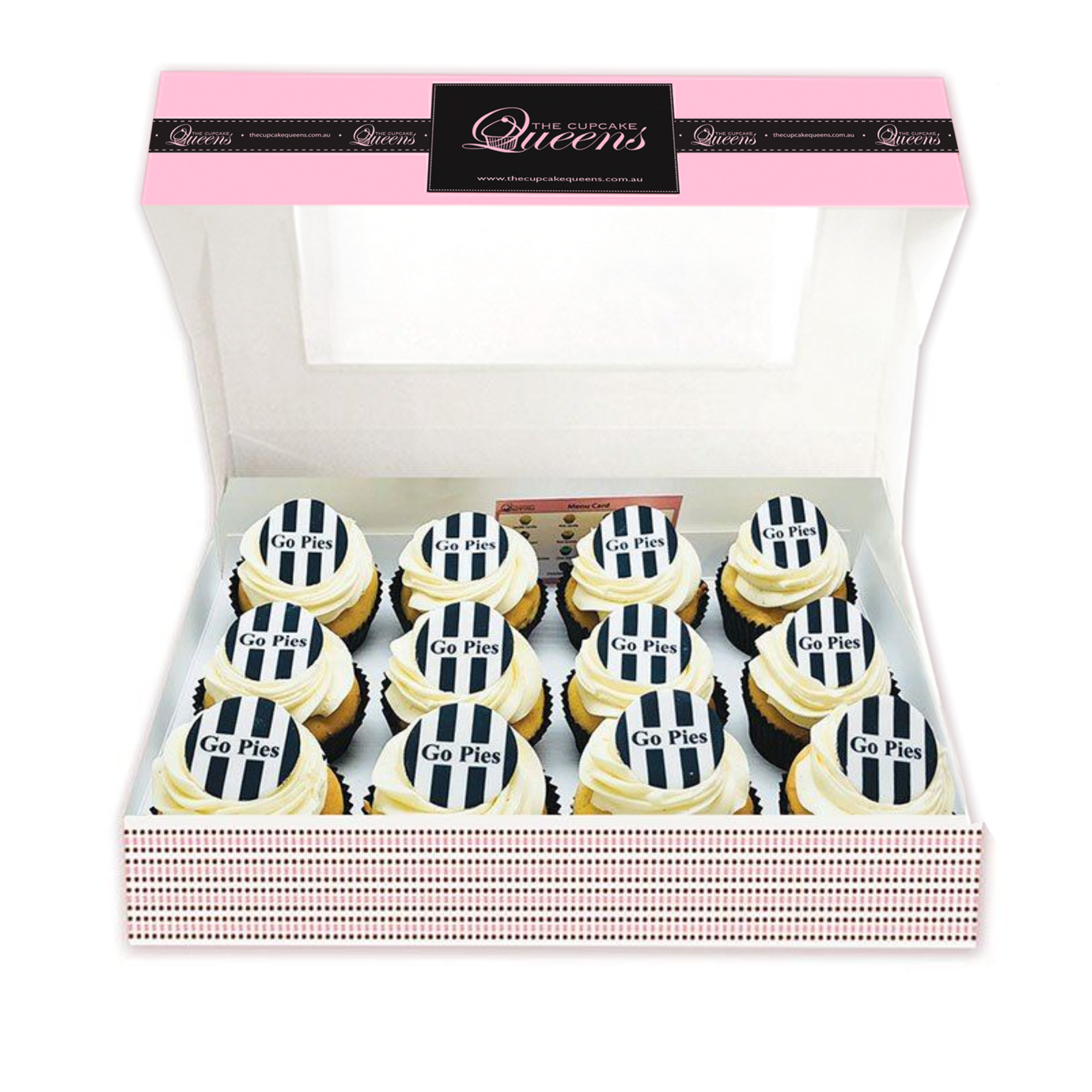 Go Pies - Football Cupcakes-The Cupcake Queens