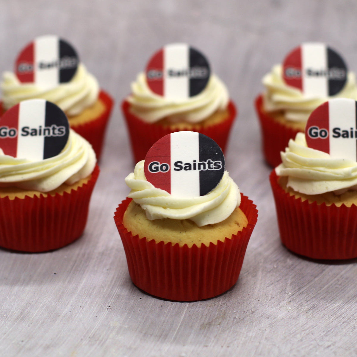 Go Saints - Football Cupcakes-The Cupcake Queens