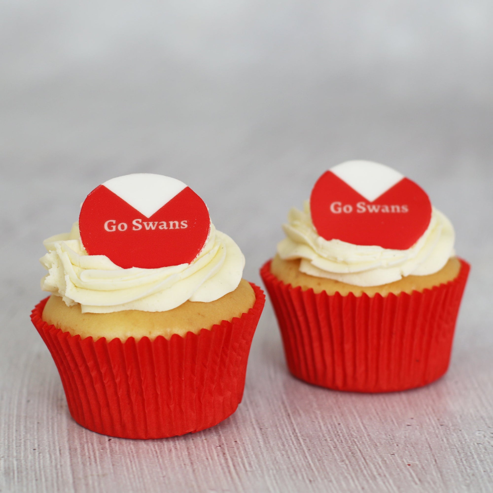 Go Swans - Football Cupcakes-The Cupcake Queens