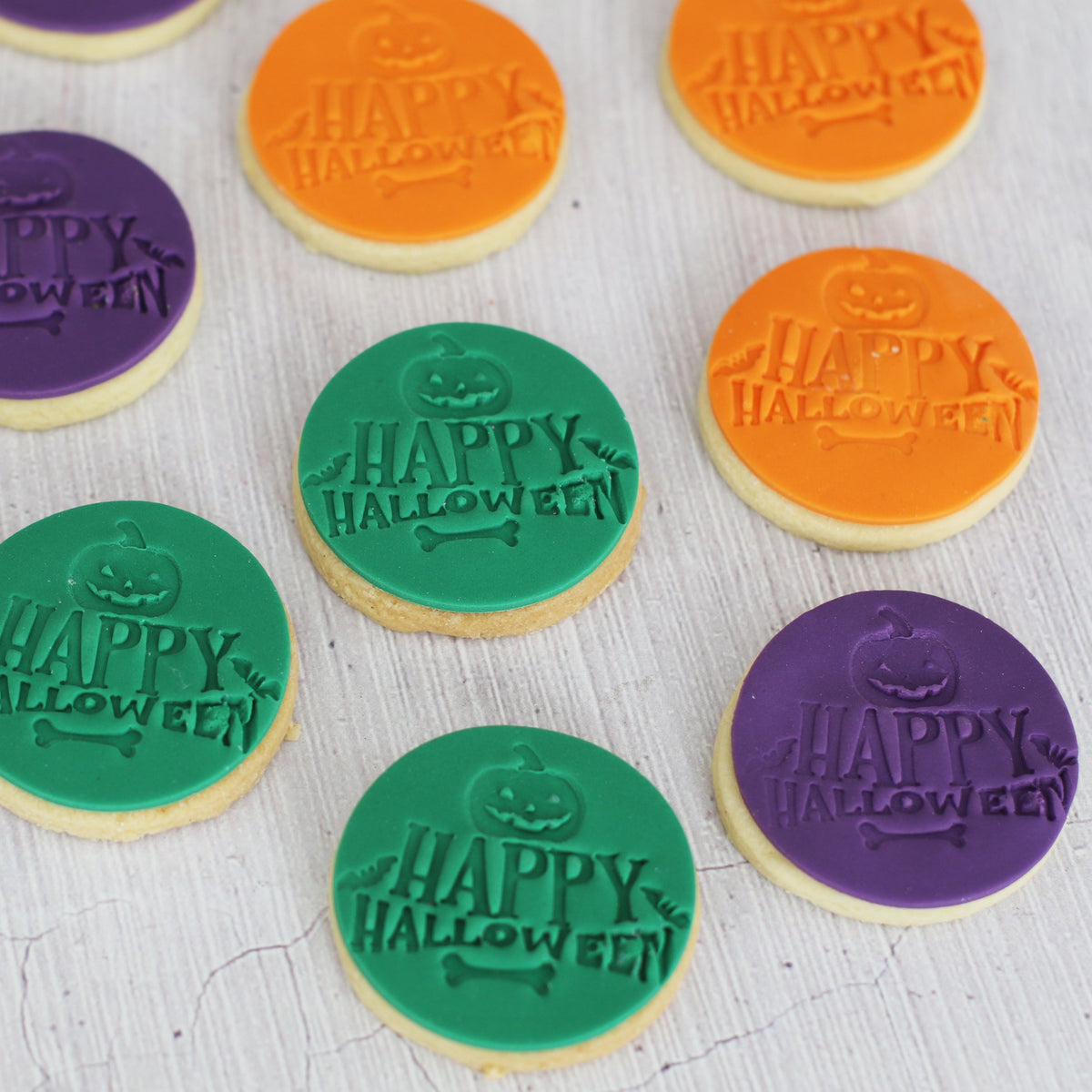 Halloween Shortbread Cookies-The Cupcake Queens