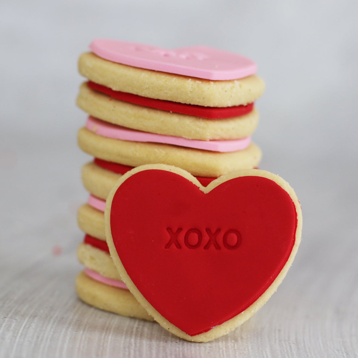 I LOVE you Shortbread Cookies-The Cupcake Queens