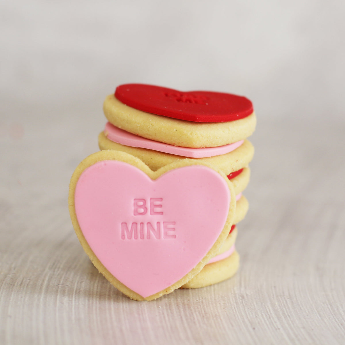 I LOVE you Shortbread Cookies-The Cupcake Queens