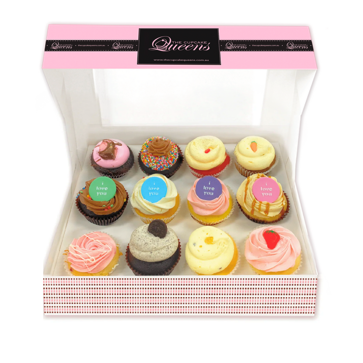 I Love You Regular Gift Box-The Cupcake Queens