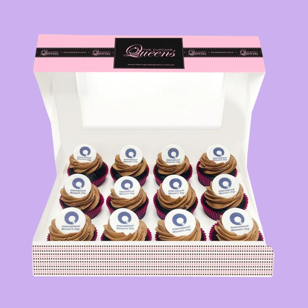 International Women's Day Cupcakes - Gluten & Vegan Friendly