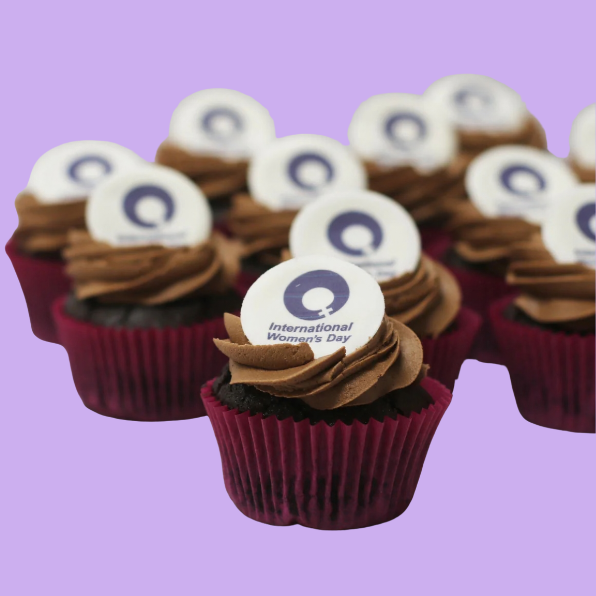 International Women's Day Cupcakes - Gluten & Vegan Friendly