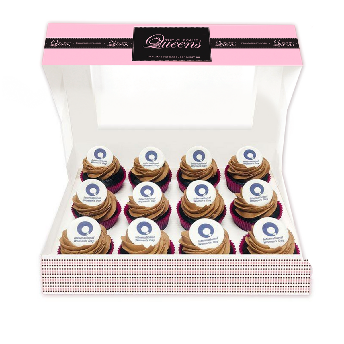 International Women&#39;s Day Gluten + Vegan Friendly Regular Gift Box-The Cupcake Queens