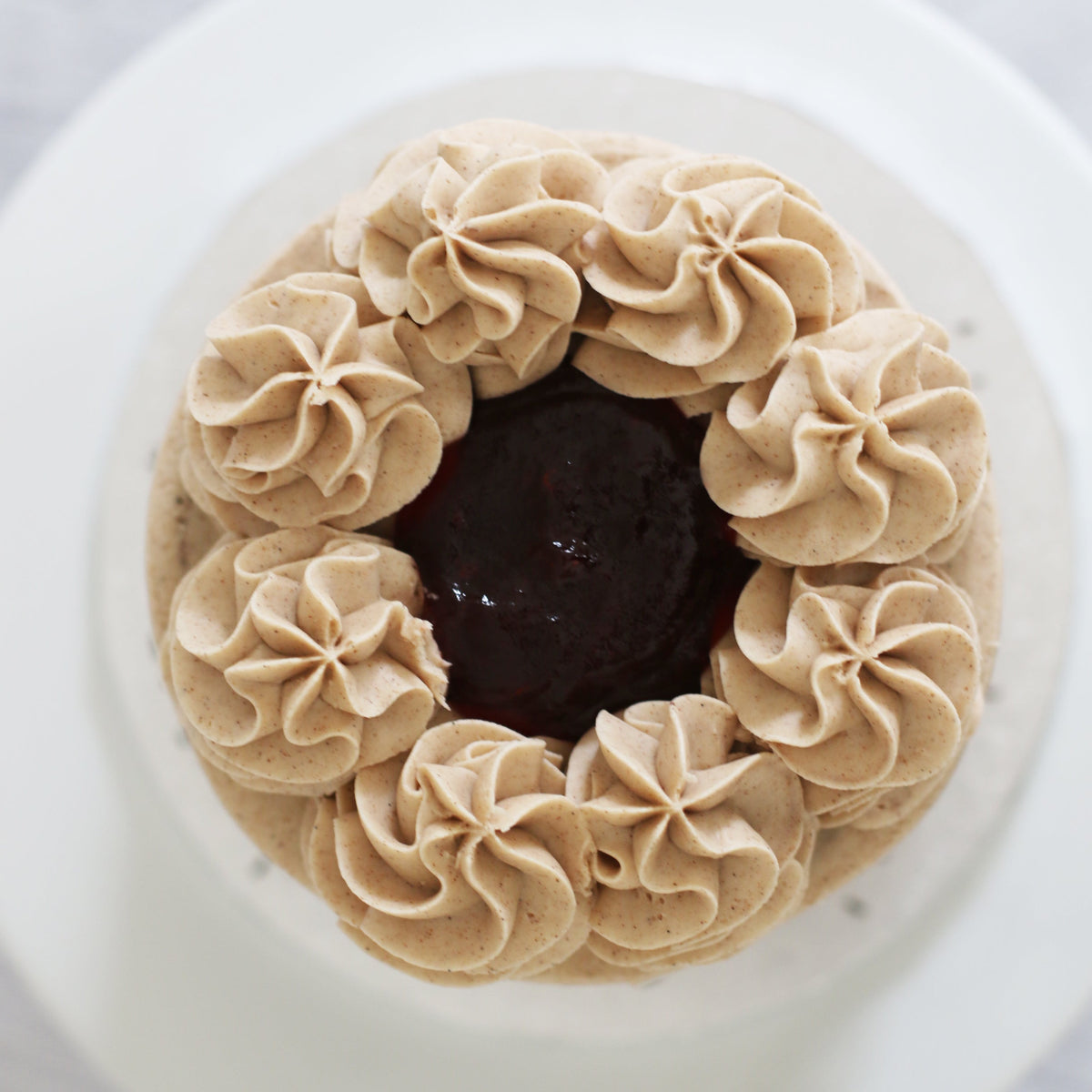 Jam Donut Cake-The Cupcake Queens