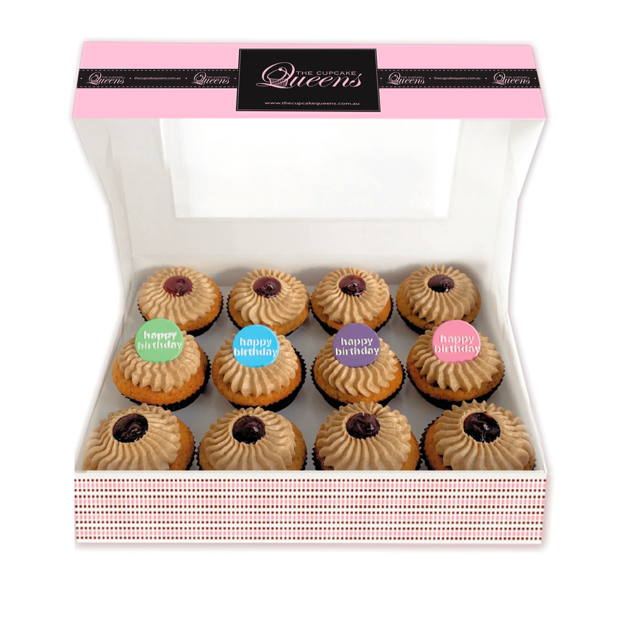 Jam Donut Gluten Friendly Birthday Gift Box-The Cupcake Queens