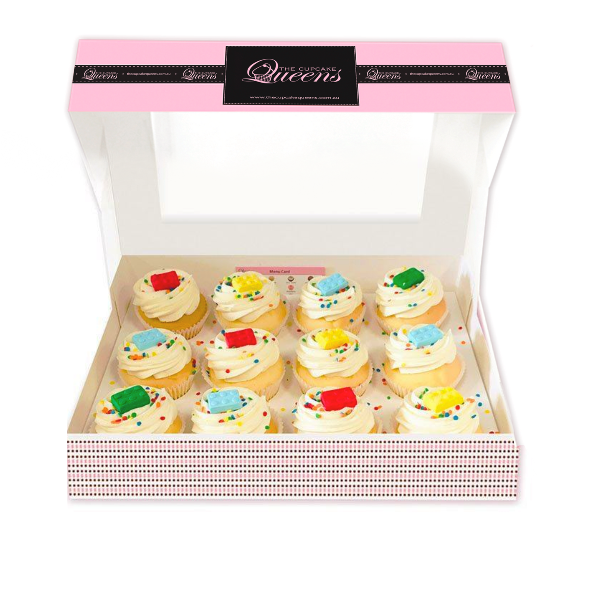 Lego Vanilla Regular Gift Box-The Cupcake Queens