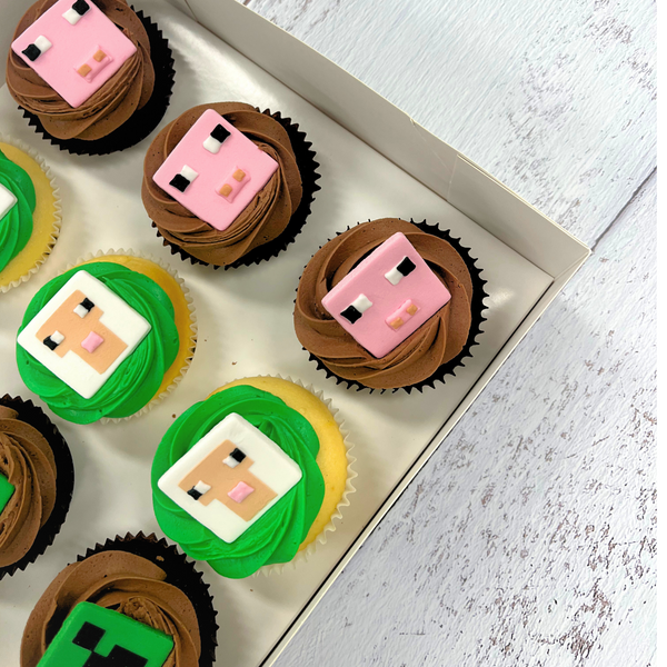 Minecraft Cupcake Verpackungen Minecraft Pennenetui Voor Kinderen,