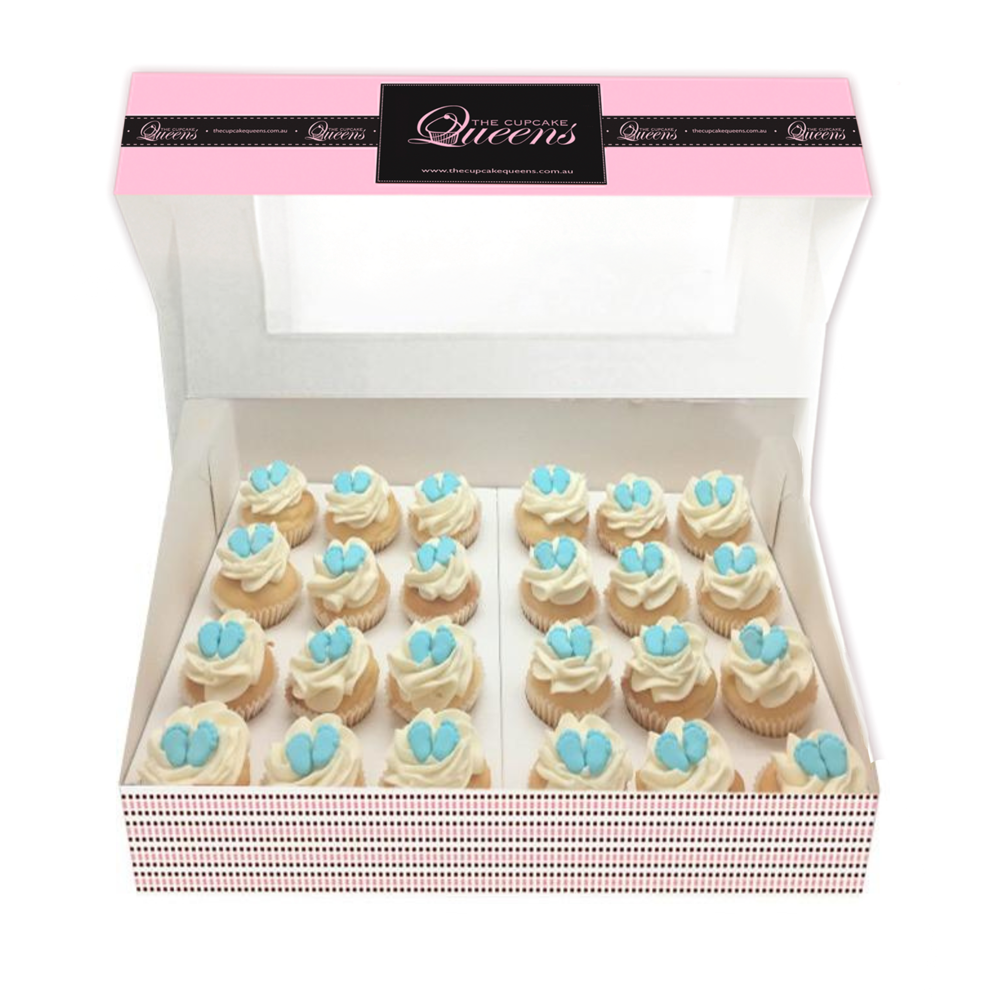 Mini Baby Feet - Blue-The Cupcake Queens