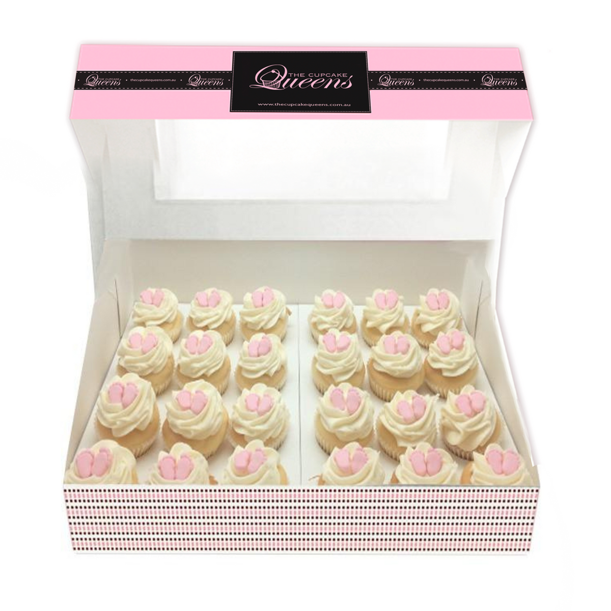 Mini Baby Feet - Pink-The Cupcake Queens