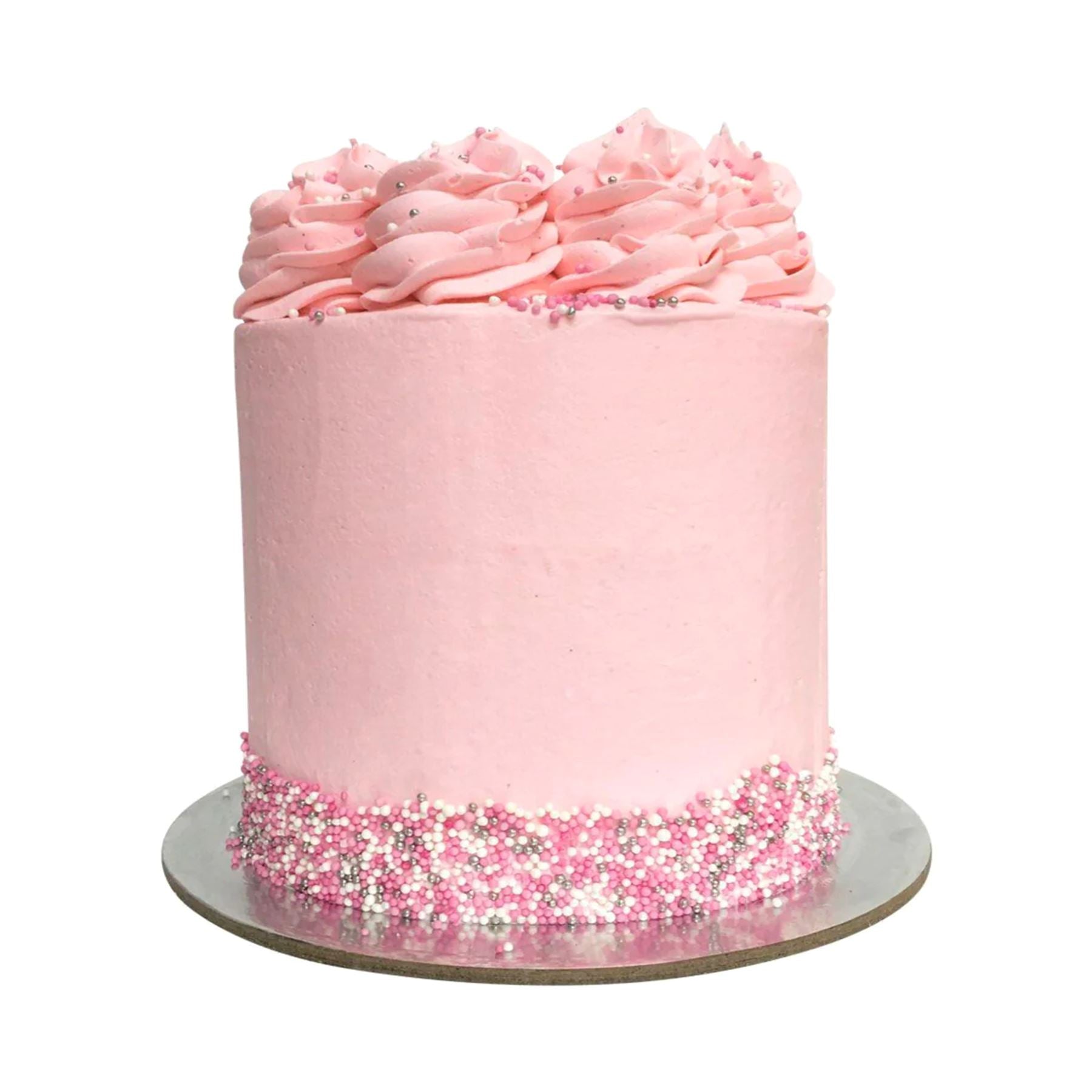 Pastel Pink Cake-The Cupcake Queens