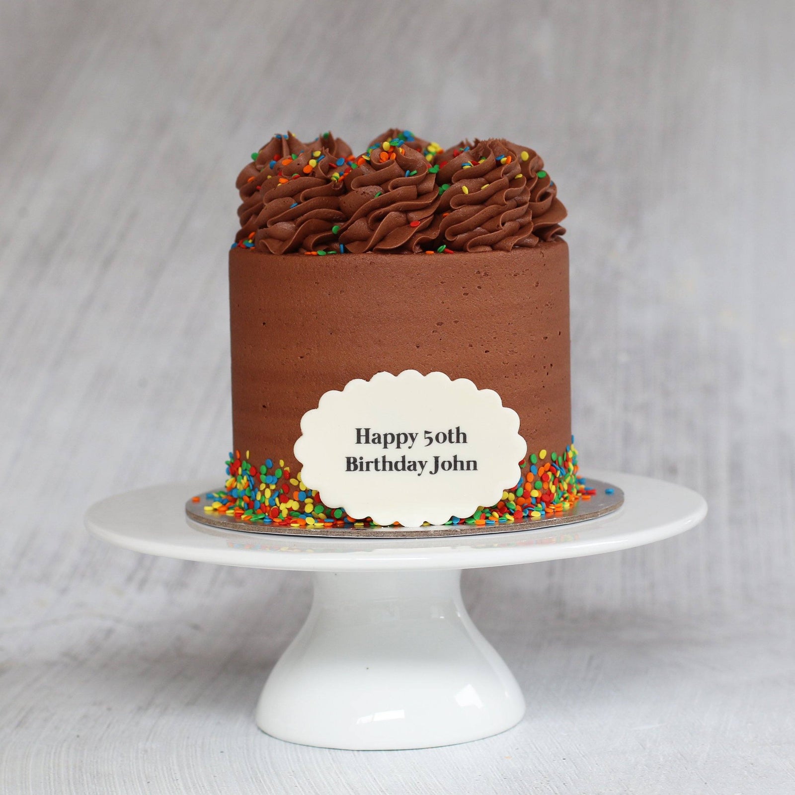 Personalised Custom Cake Plaque-The Cupcake Queens