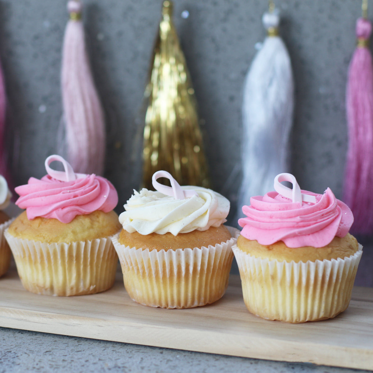 Pink Ribbon Regular Gift Box-The Cupcake Queens