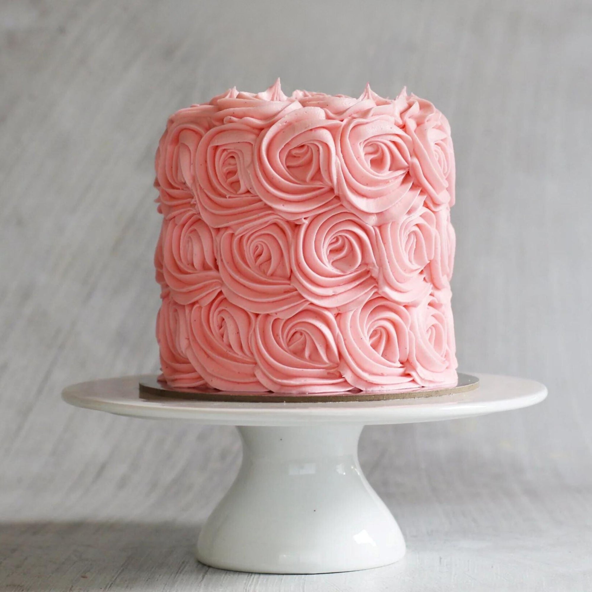 Pink Swirl Cake-The Cupcake Queens