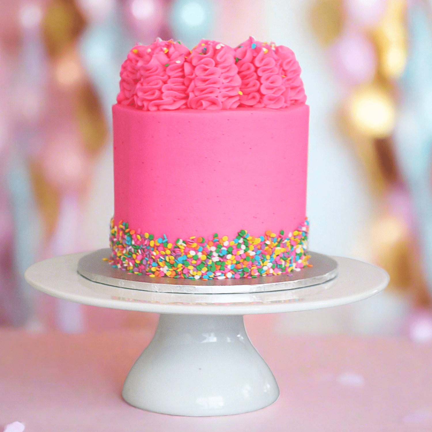 Colorful Pink Cake Latest Pink Colour Cake Decorating Ideas 2024