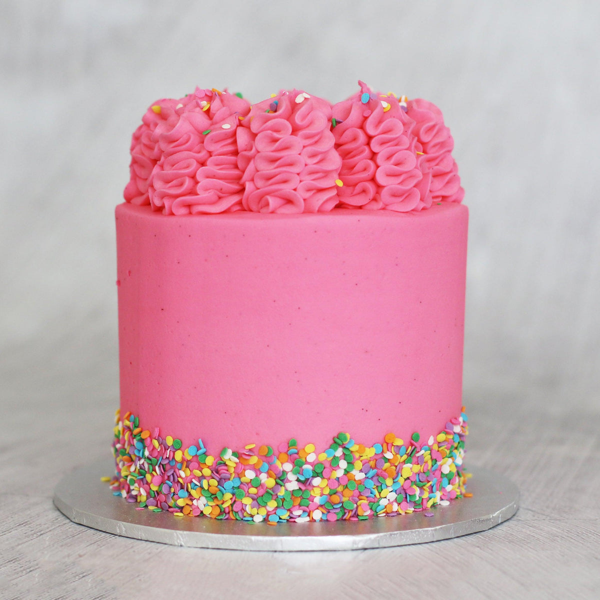 Pretty Pink Cake-The Cupcake Queens