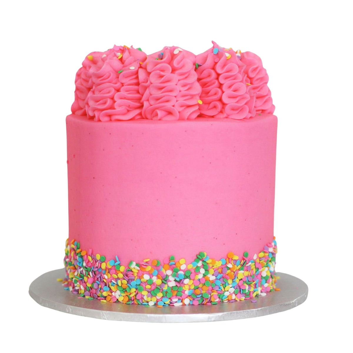 Pretty Pink Cake-The Cupcake Queens