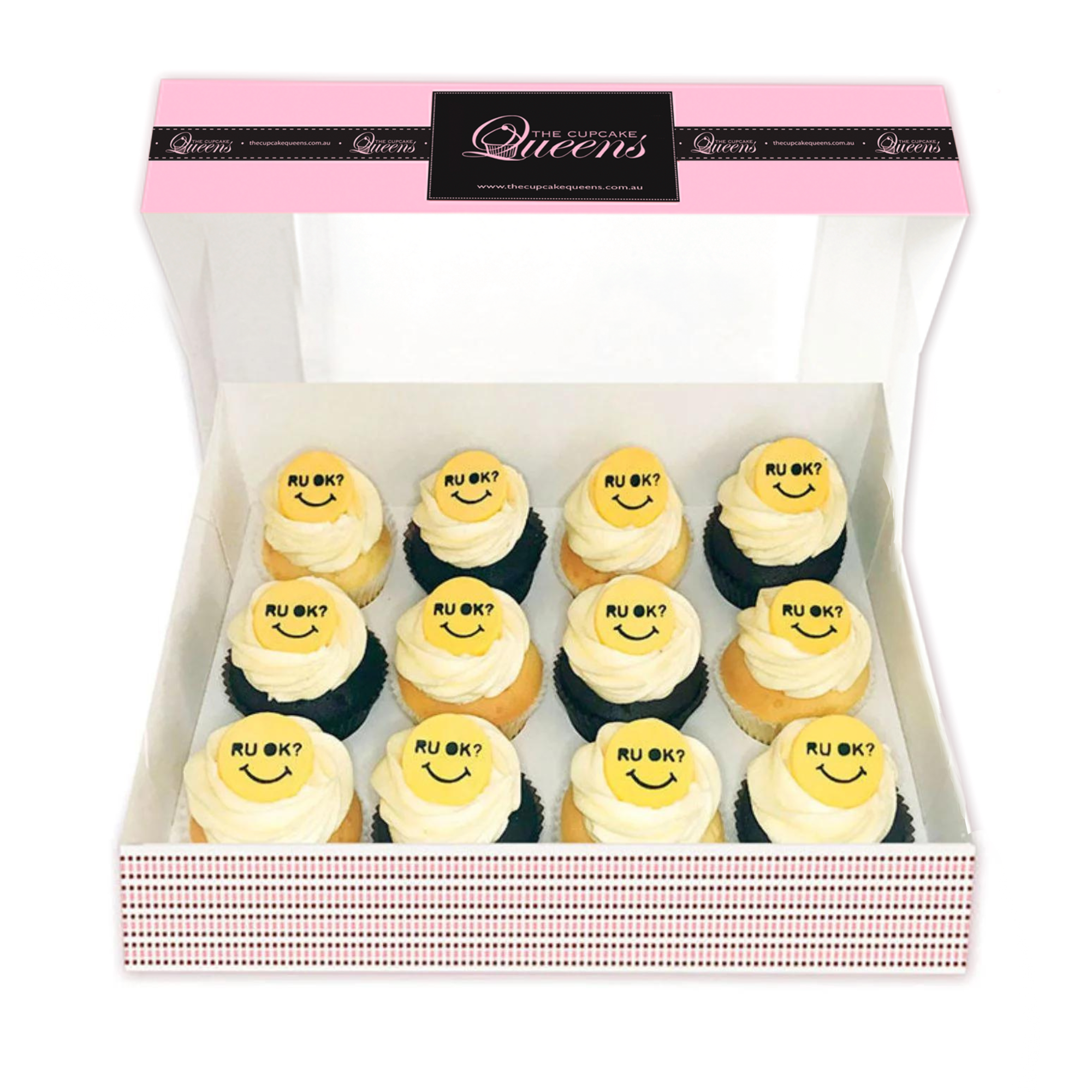 R U OK Regular Box-The Cupcake Queens