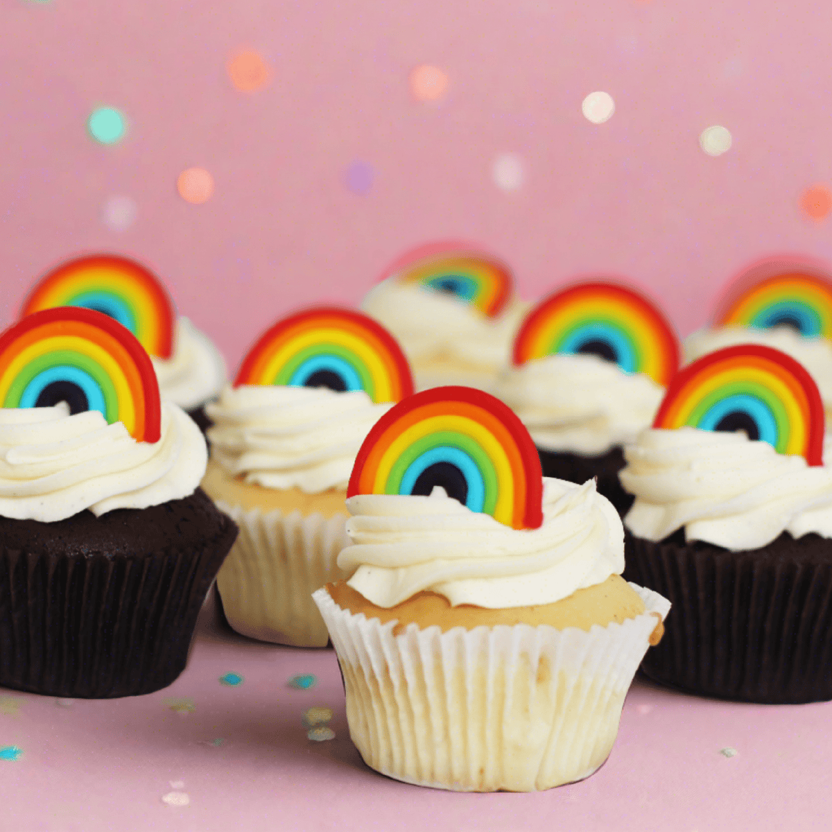 Rainbow Regular Gift Box-The Cupcake Queens