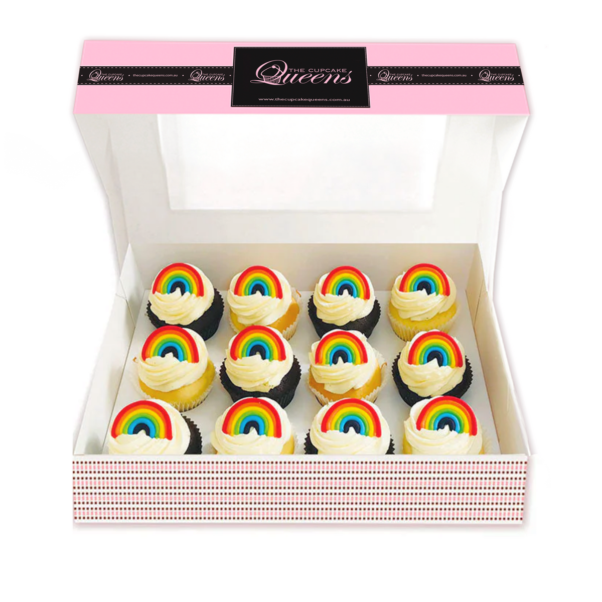 Rainbow Regular Gift Box-The Cupcake Queens