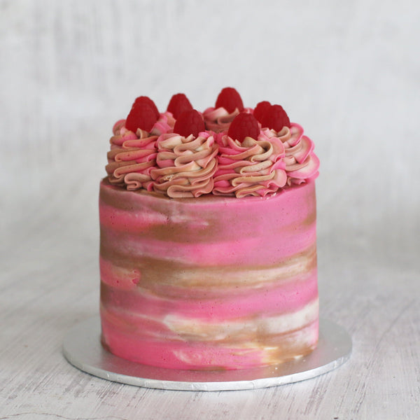 Raspberry Ripple Cake - The Cupcake Queens