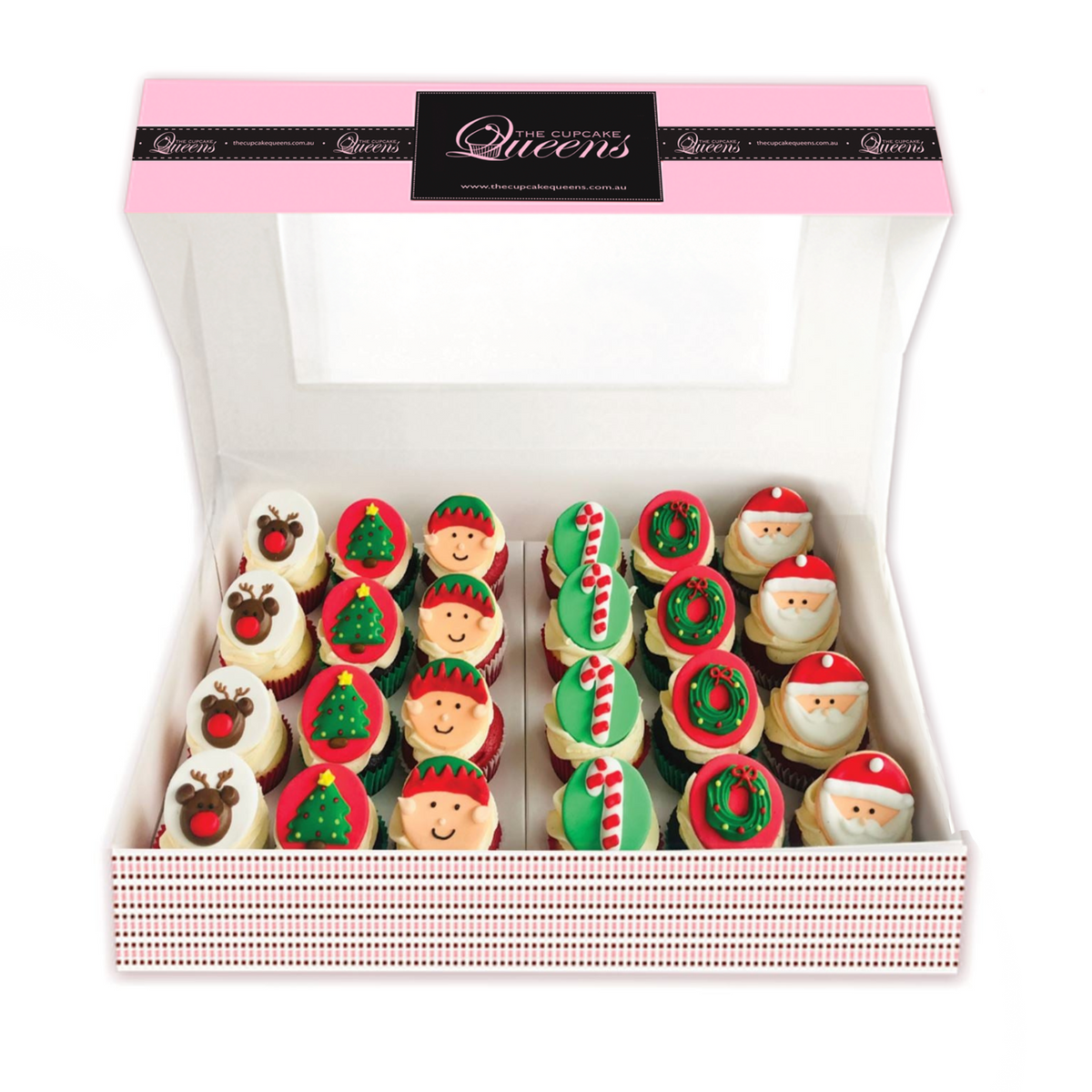 Santa&#39;s Favourites Mini Gift Box-The Cupcake Queens