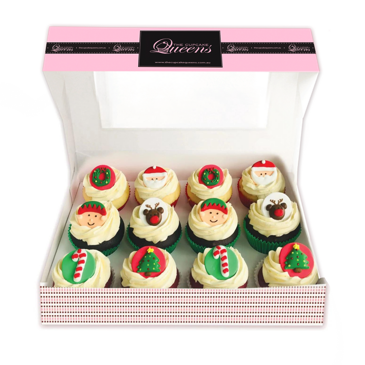 Santa&#39;s Favourites Regular Gift box-The Cupcake Queens