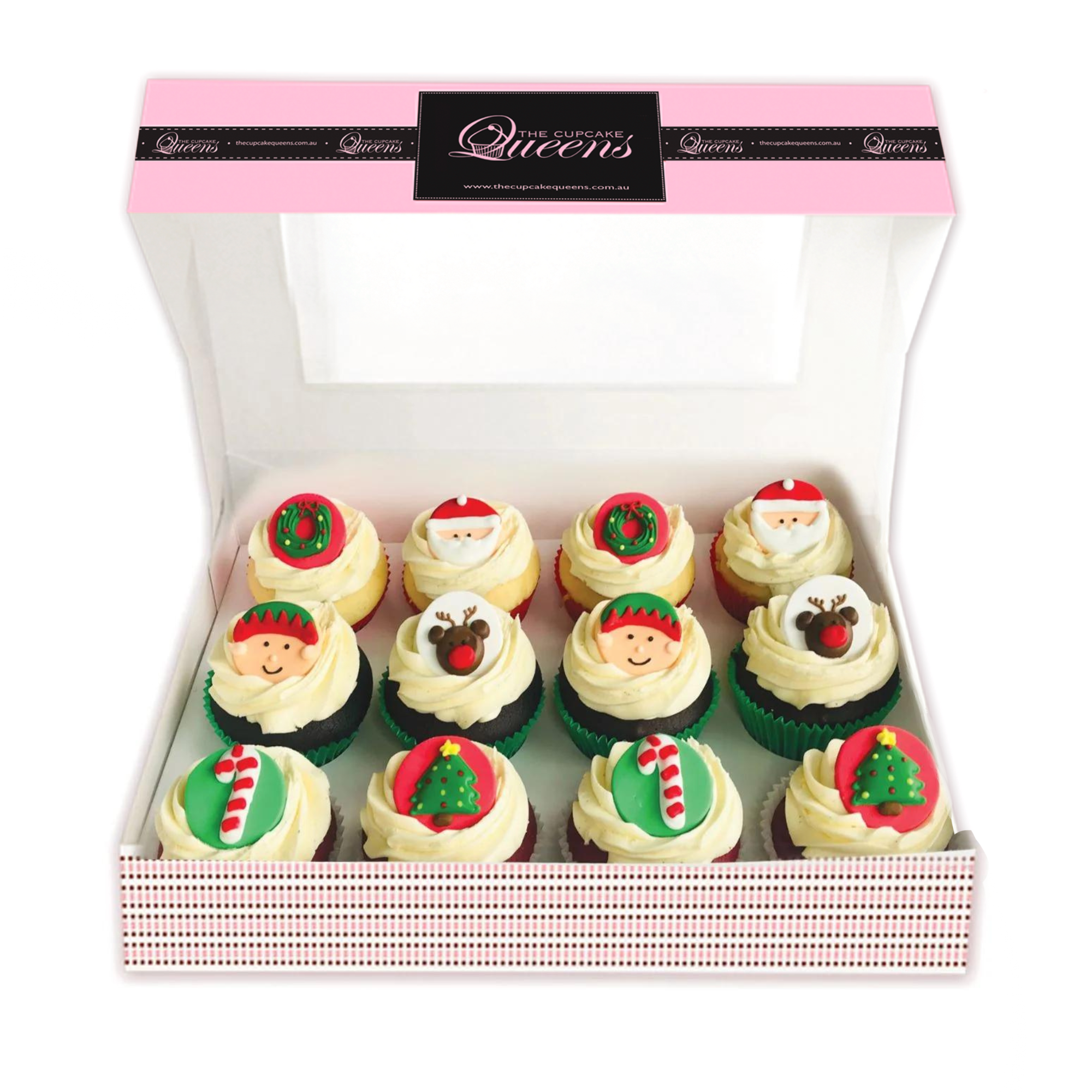 Santa's Favourites Regular Gift box-The Cupcake Queens