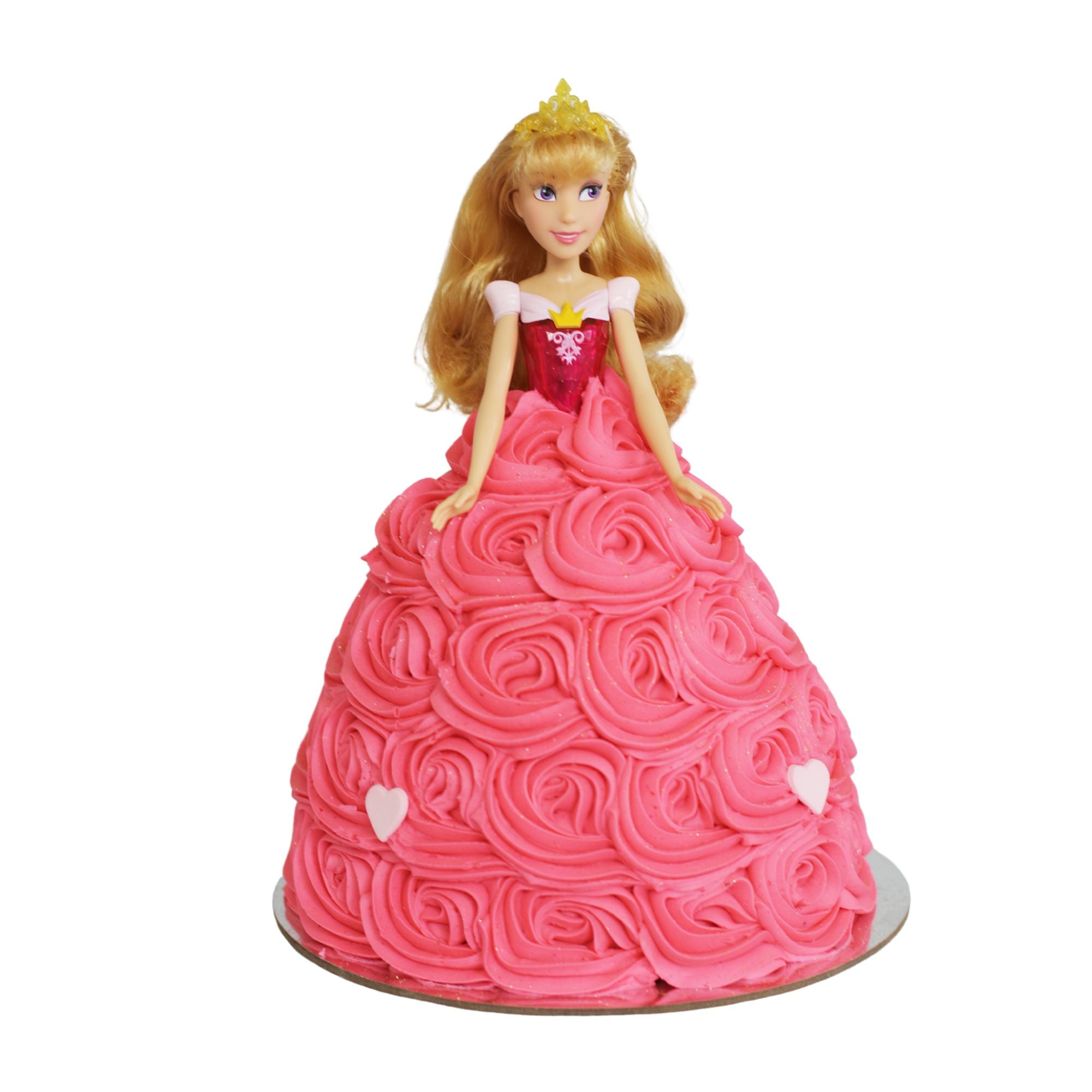 sleeping beauty doll cake