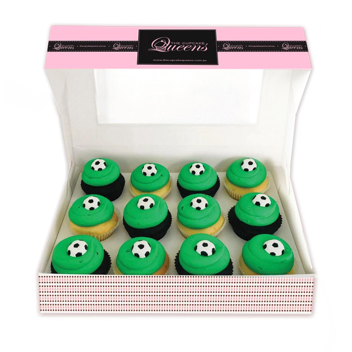 Soccer Goals Regular Gift Box-The Cupcake Queens