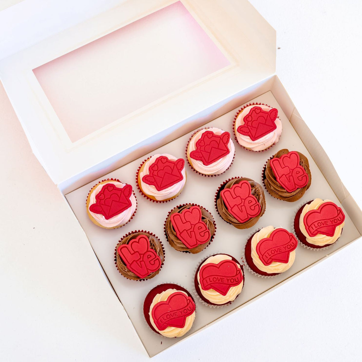 Valentine&#39;s Regular Gift Box-The Cupcake Queens