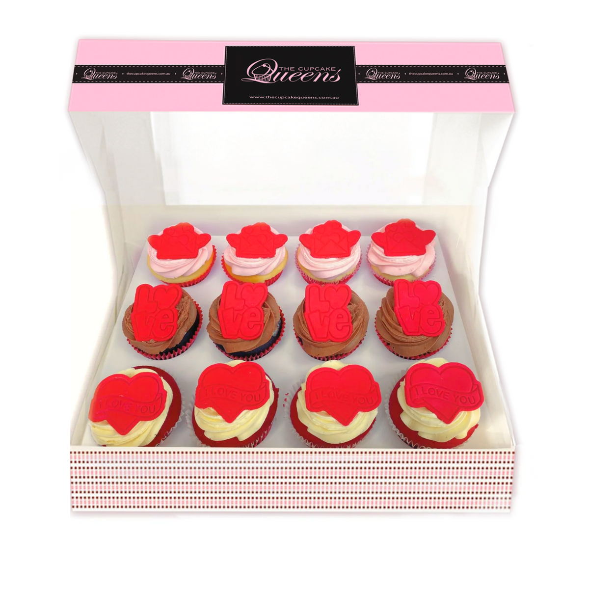 Valentine&#39;s Regular Gift Box-The Cupcake Queens