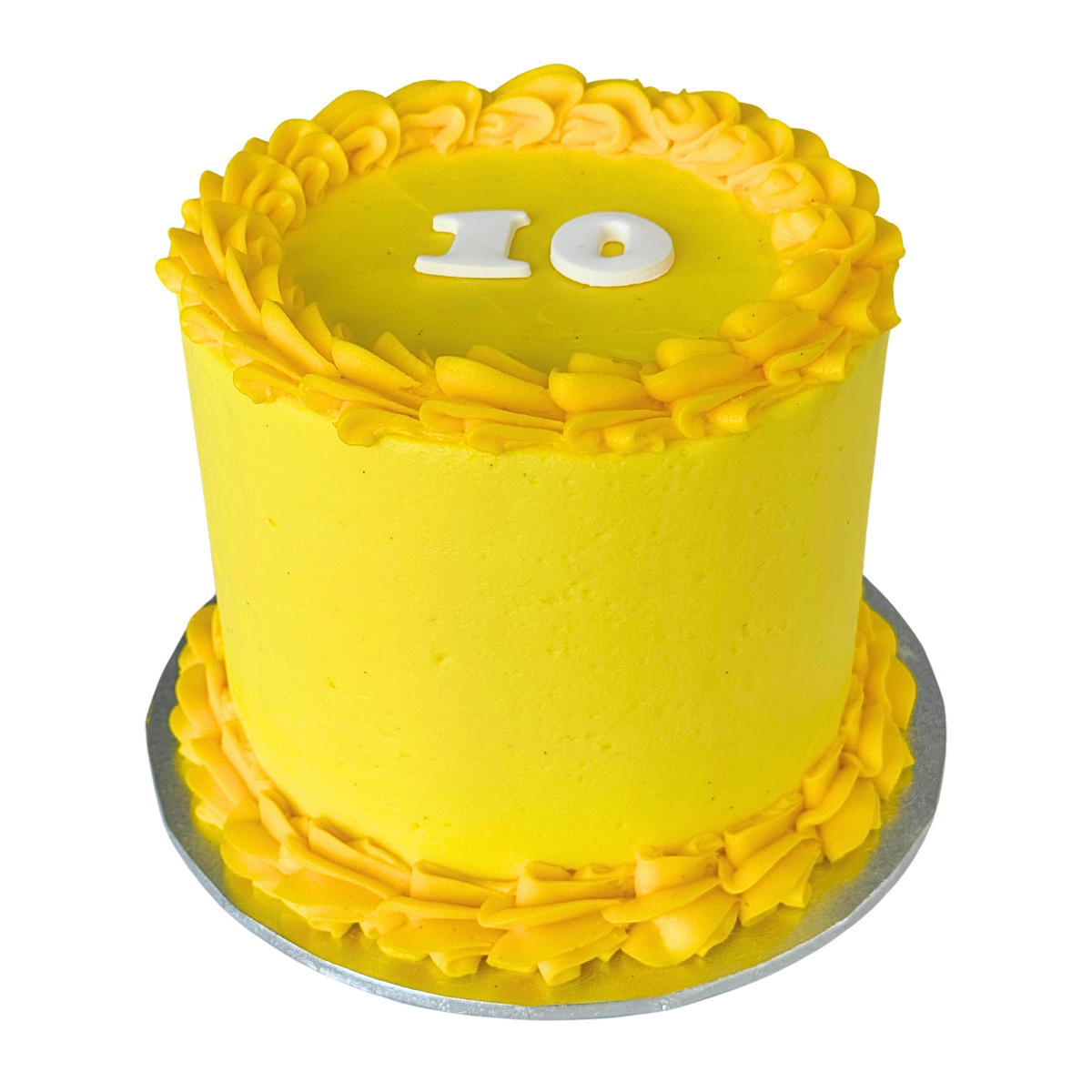 Vintage Round Cake - Yellow-The Cupcake Queens