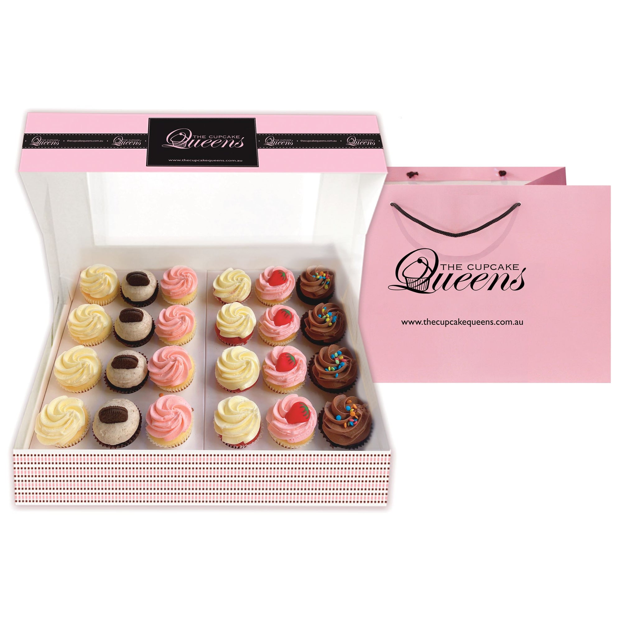 Mini Daily Favourites 24 Pack Cupcakes Online Boxes The Cupcake Queens 