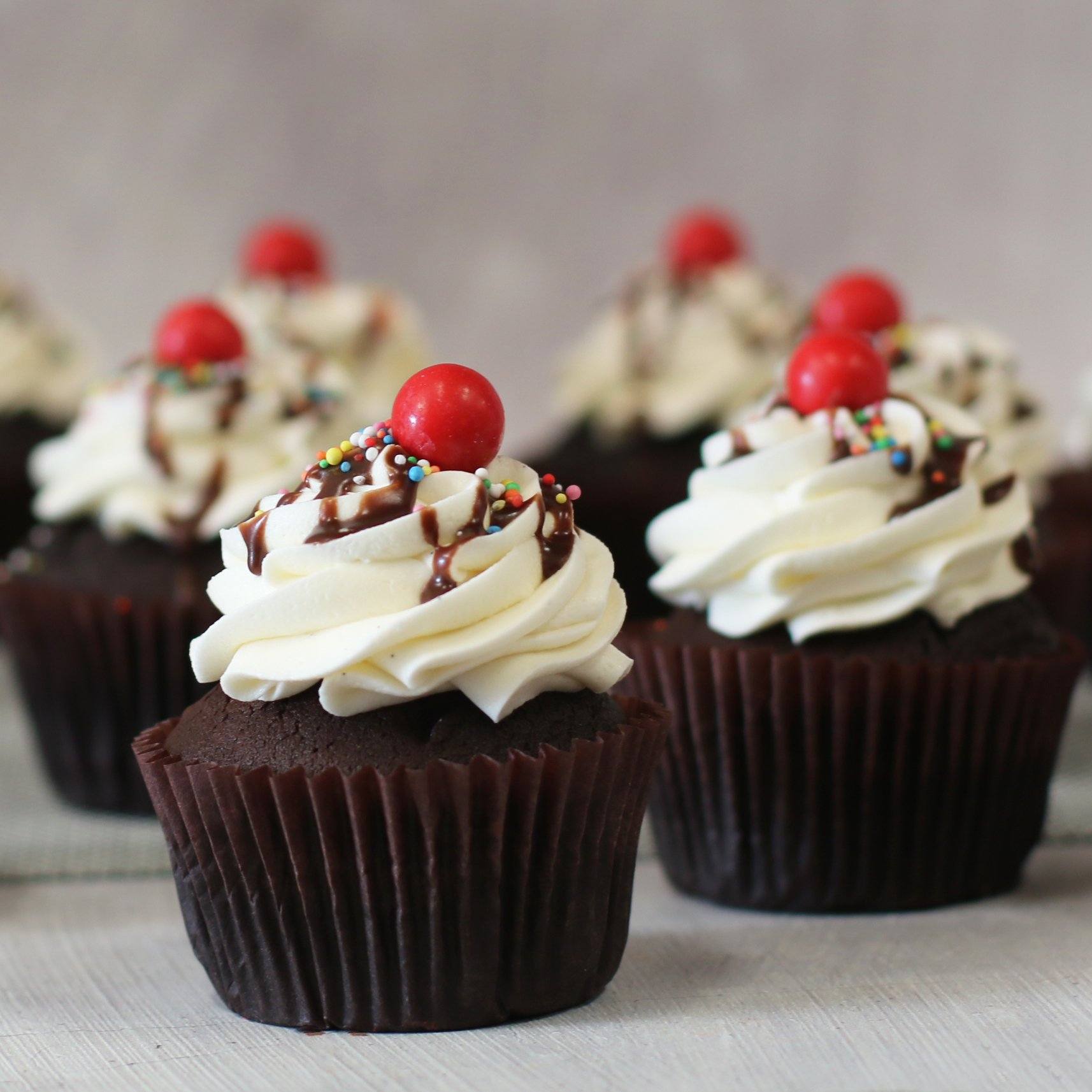 Choc Sundae | November Flavour of Month Cupcakes The Cupcake Queens 