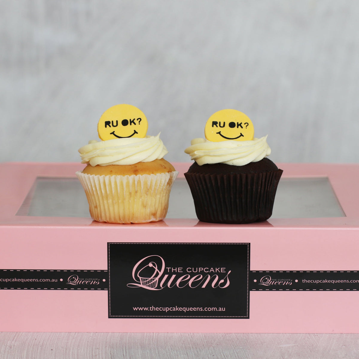 R U OK Regular Cupcake Box Cupcakes The Cupcake Queens 