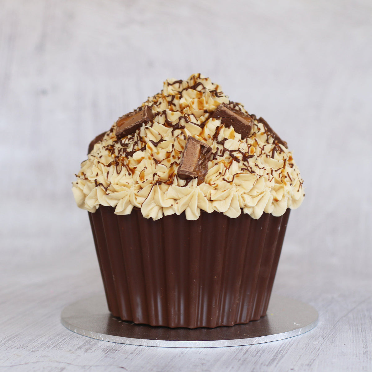 Choc Caramel Giant Cupcake Special Occasion The Cupcake Queens 