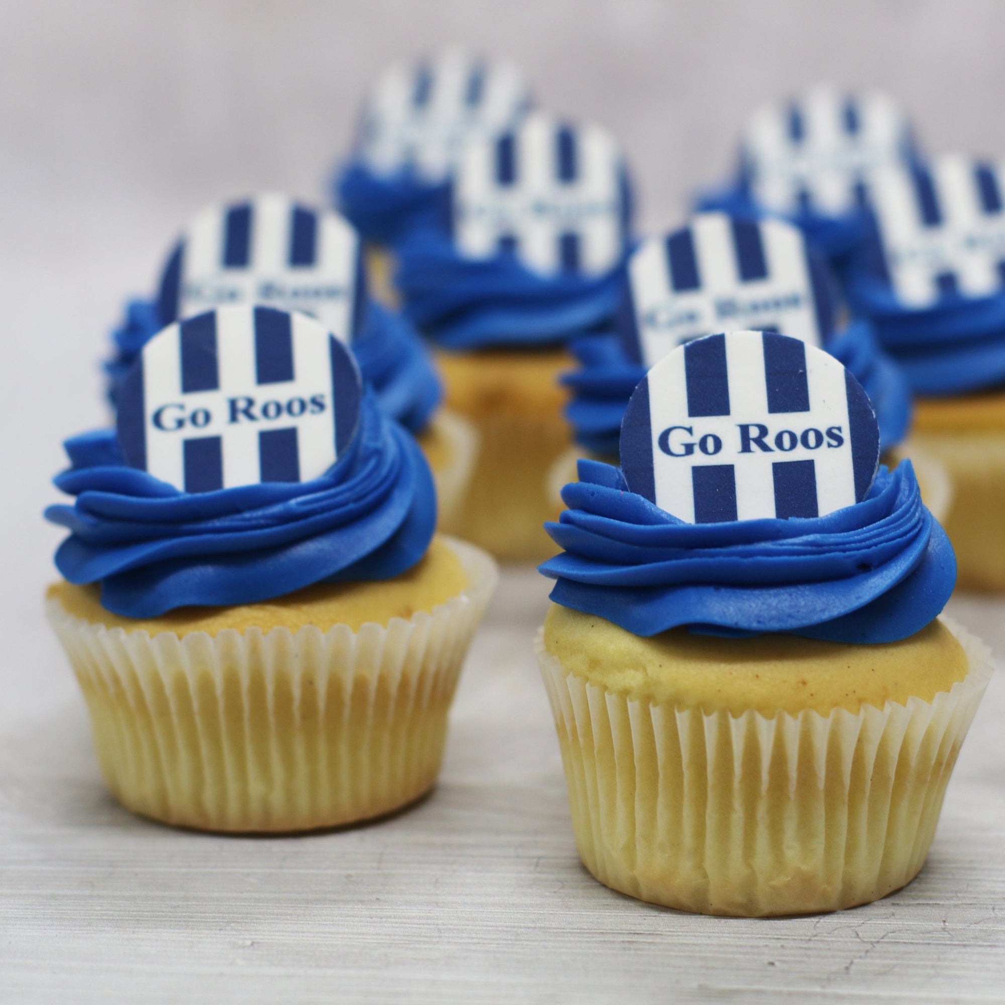 Go Roos - Football Cupcakes Cupcakes The Cupcake Queens 