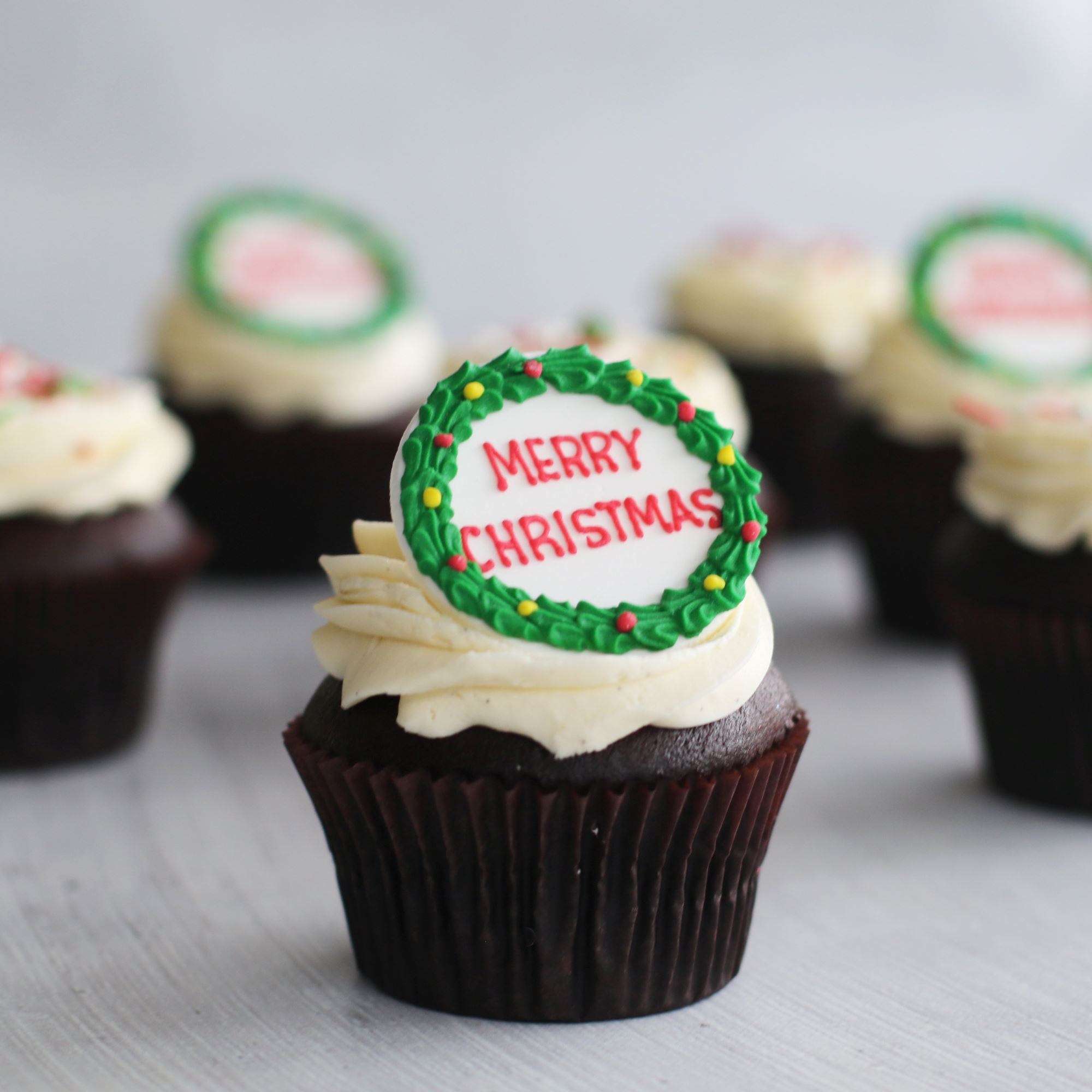 Christmas Gluten Friendly Regular Gift box Cupcakes Pre Selected Boxes The Cupcake Queens 