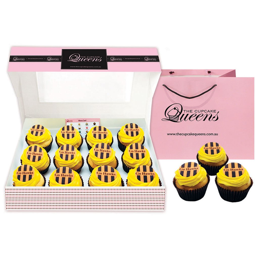Go Hawks - Football Cupcakes Cupcakes The Cupcake Queens 