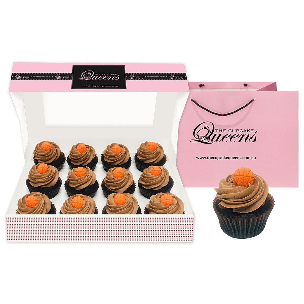 Basketball Regular size Cupcake Box Cupcakes The Cupcake Queens 