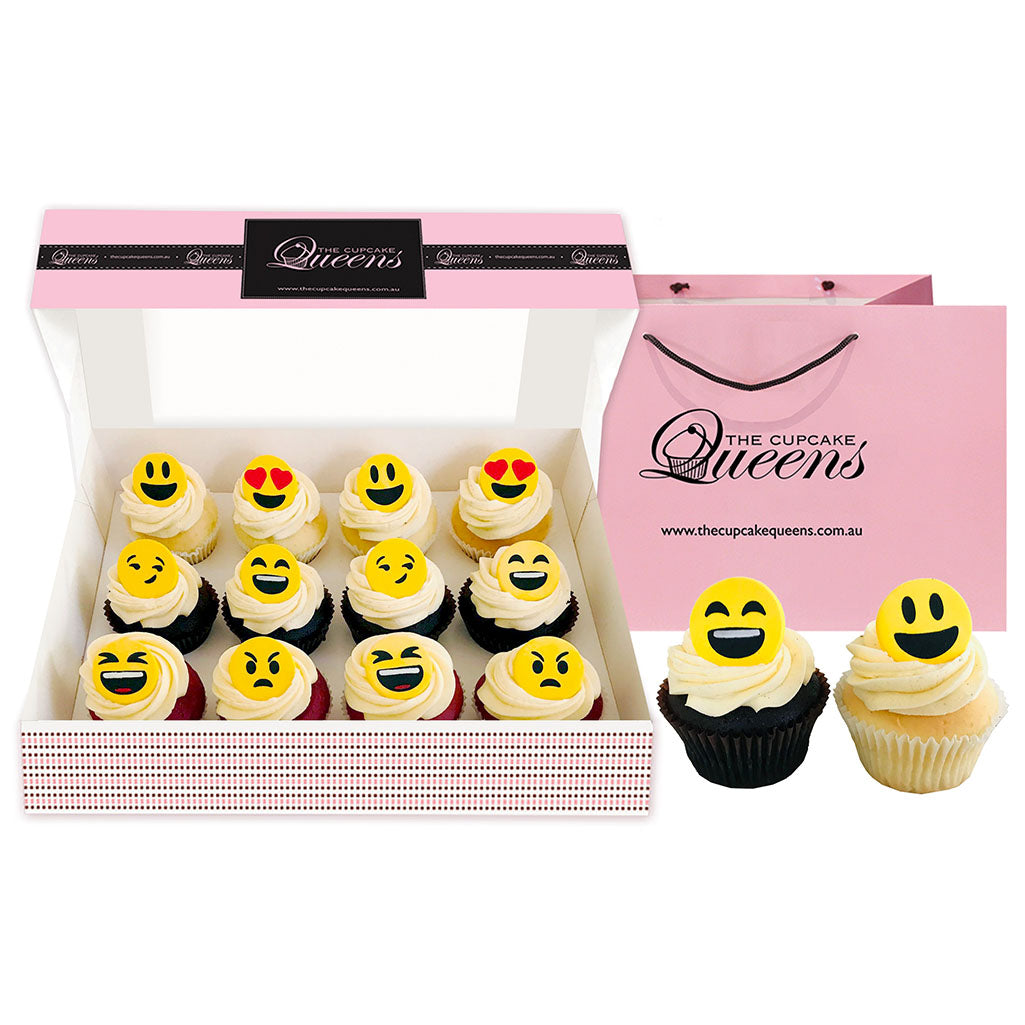 Emoji Gift Box Cupcakes The Cupcake Queens 