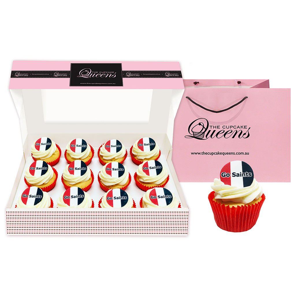 Go Saints - Football Cupcakes Cupcakes The Cupcake Queens 