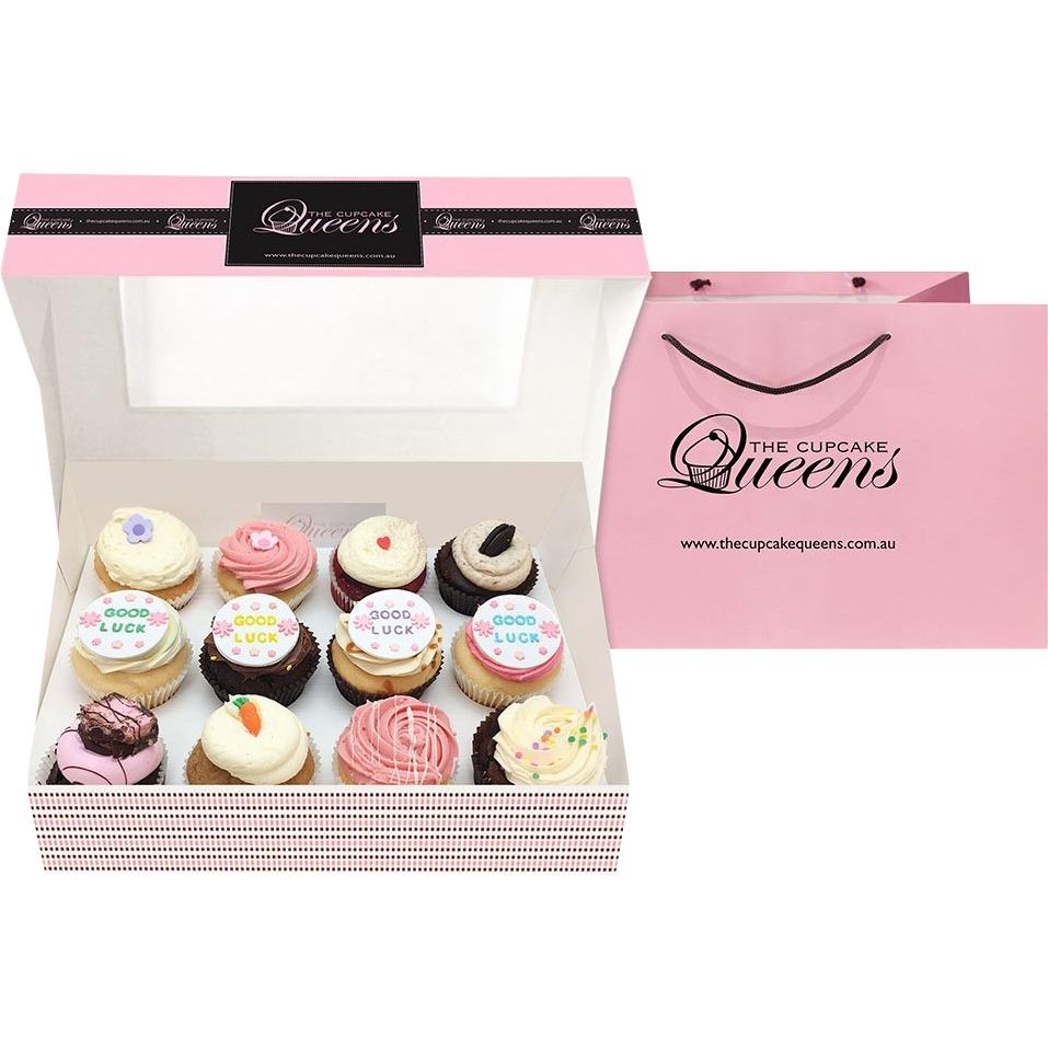 Good Luck Gift Box Cupcakes The Cupcake Queens 
