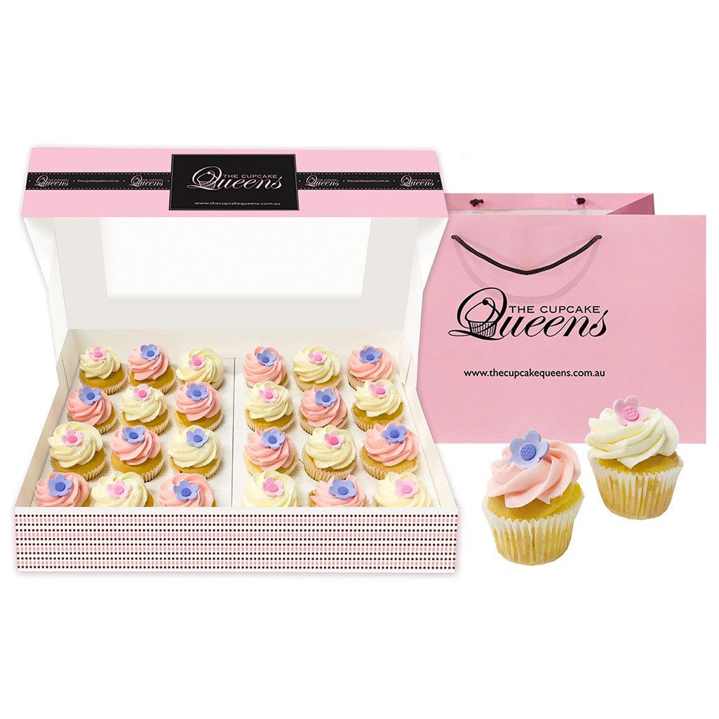 Flower Love Mini Cupcake Gift box Special Occasion The Cupcake Queens 