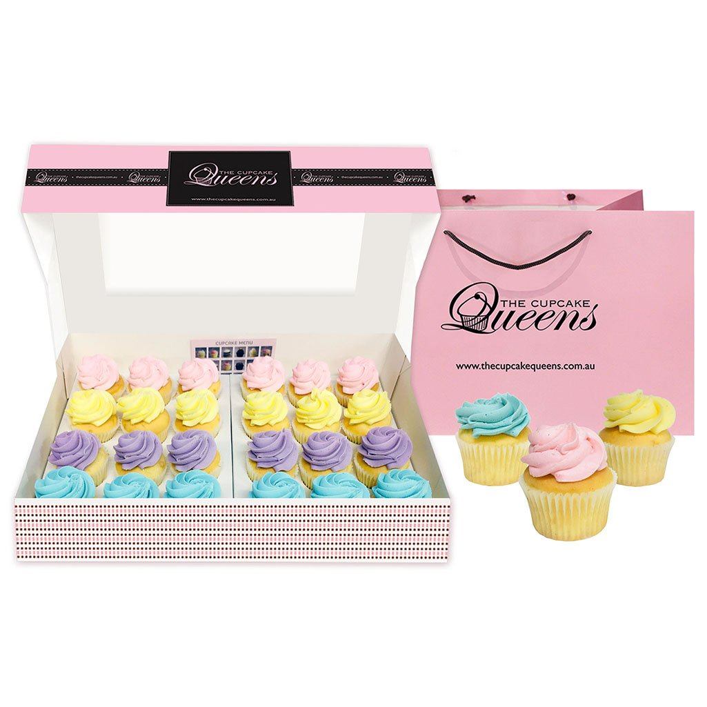 Pastel Mini Gift Box Cupcakes The Cupcake Queens 