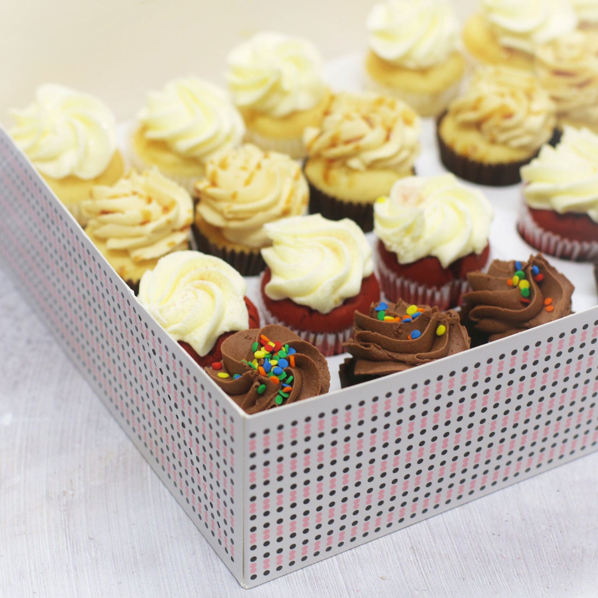 Create your own Mini Top Four Flavours The Cupcake Queens 