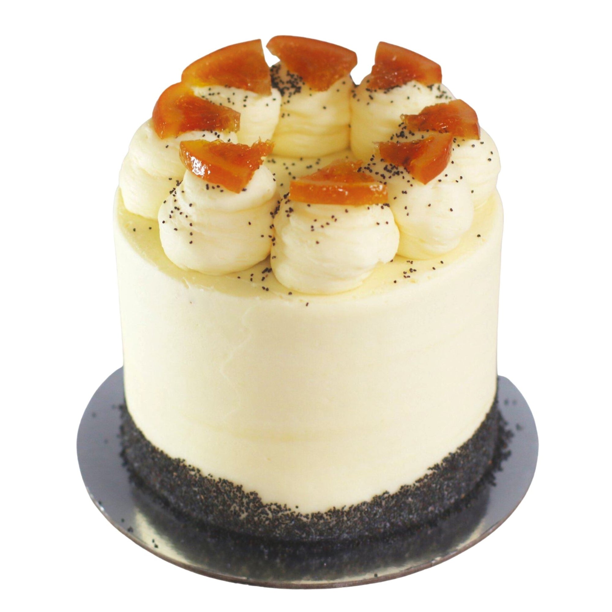 Orange + Poppyseed Cake Cakes The Cupcake Queens 